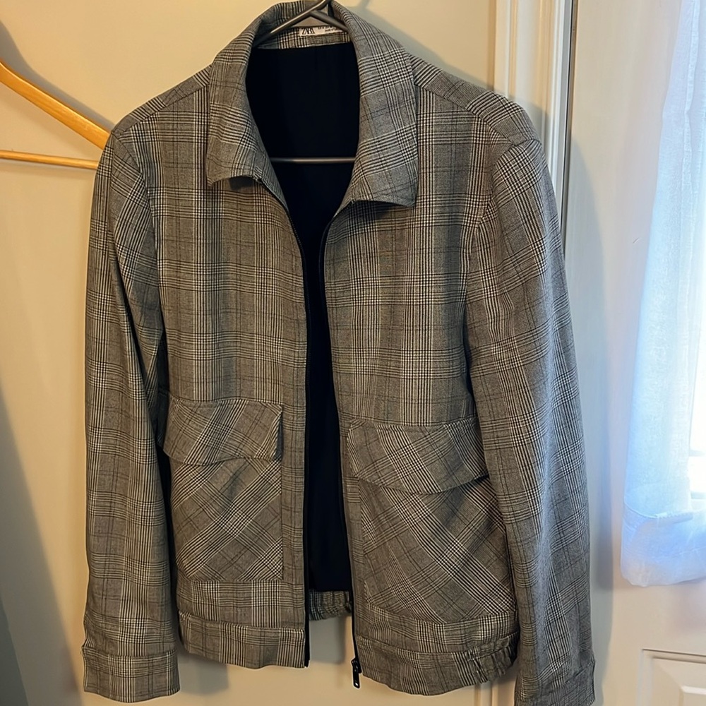 Zara jacket plaid